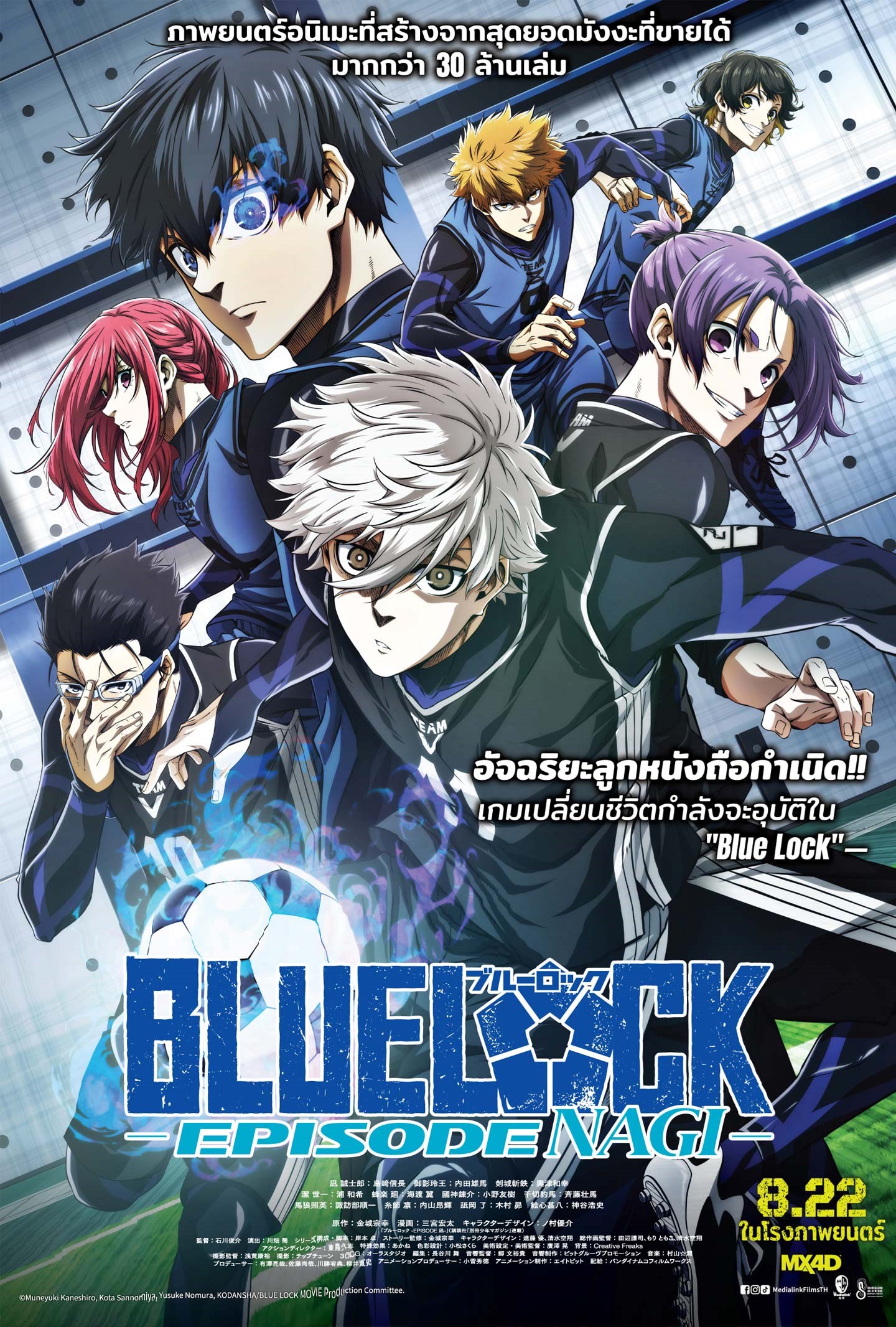 ดูอนิเมะ Blue Lock: Episode Nagi (2024) บลูล็อก เดอะมูฟวี่ : ตอนนากิ