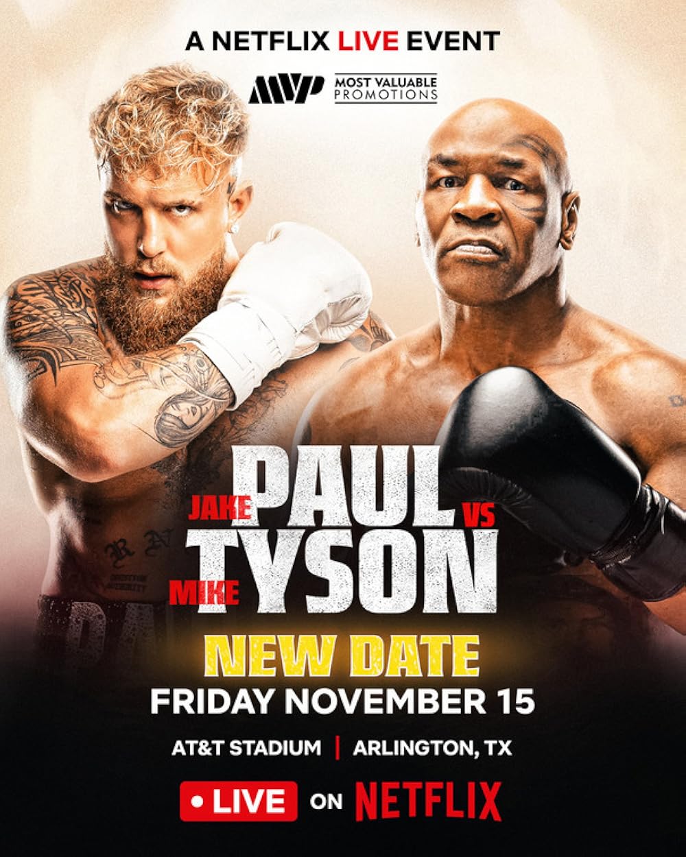 ดูหนัง Jake Paul vs. Mike Tyson (2024) ศึกสะท้านโลก: เจค พอล ปะทะ ไมค์ ไทสัน HD