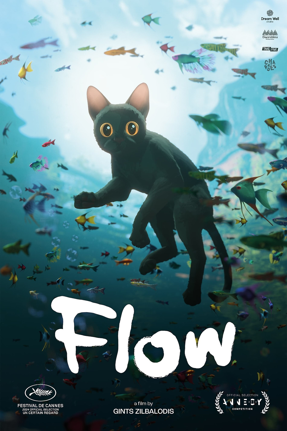 ดูหนัง Flow (2024) ผจญภัยน้ำท่วมโลก HD เต็มเรื่อง